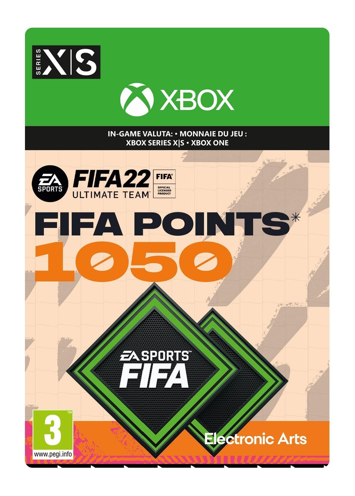 FIFA 22: 1050 FIFA Points - Xbox Series X/Xbox One - Currency - Niet beschikbaar in Belgie | 7F6-00395 (c5e31389-92d0-6242-8113-6c50760520d4)