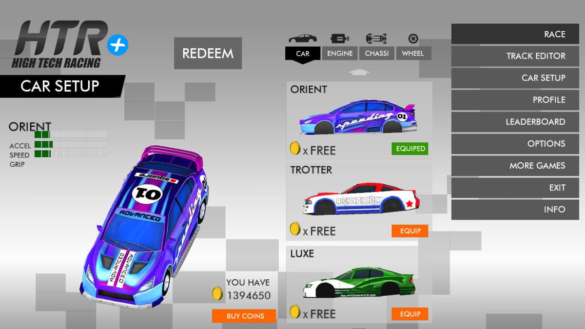 Picture of HTR+ Slot Car Simulation