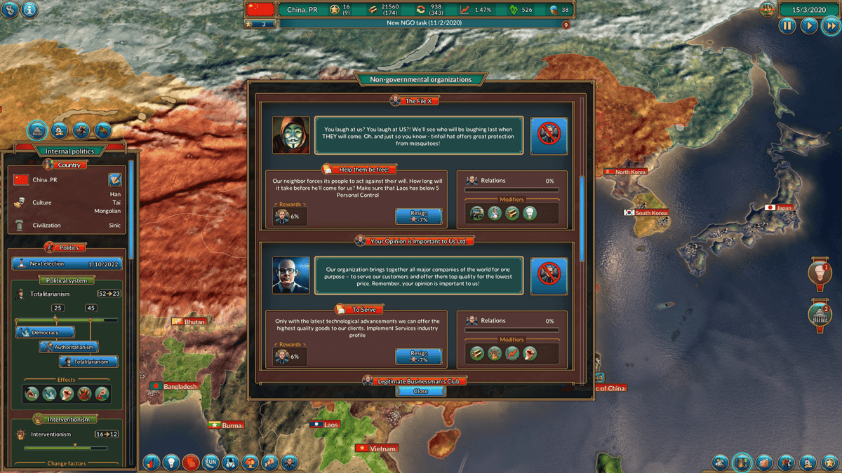 Picture of Realpolitiks - New Power DLC