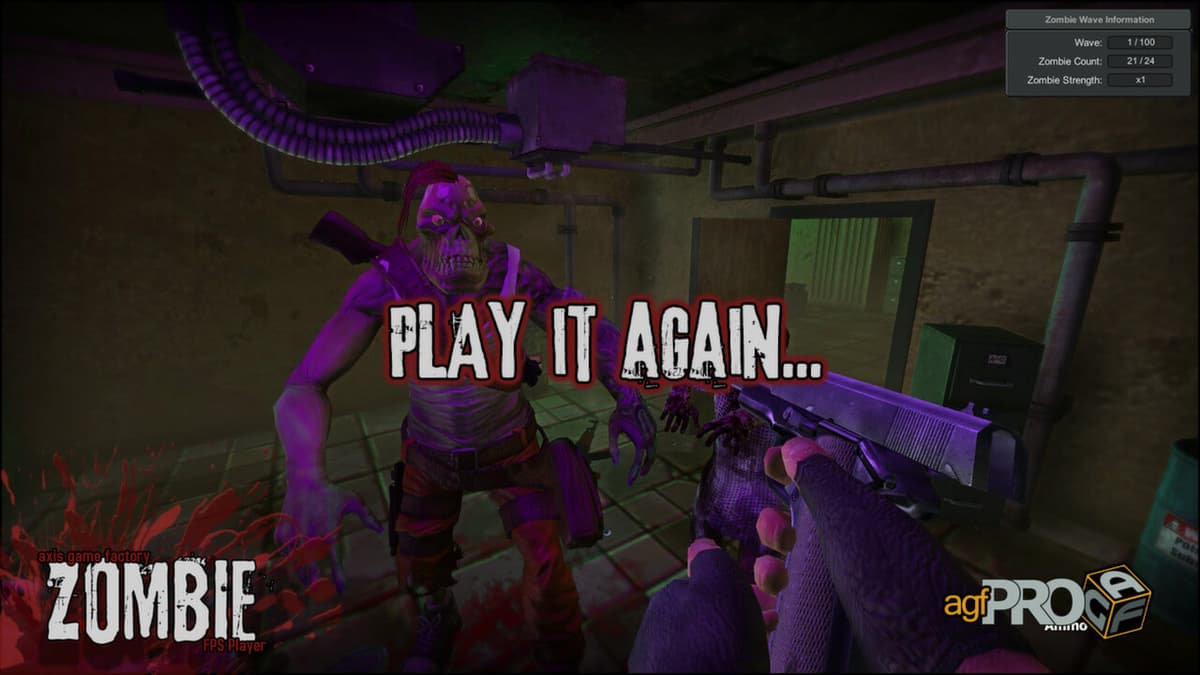 Picture of Axis Game Factory's AGFPRO Zombie FPS Player DLC