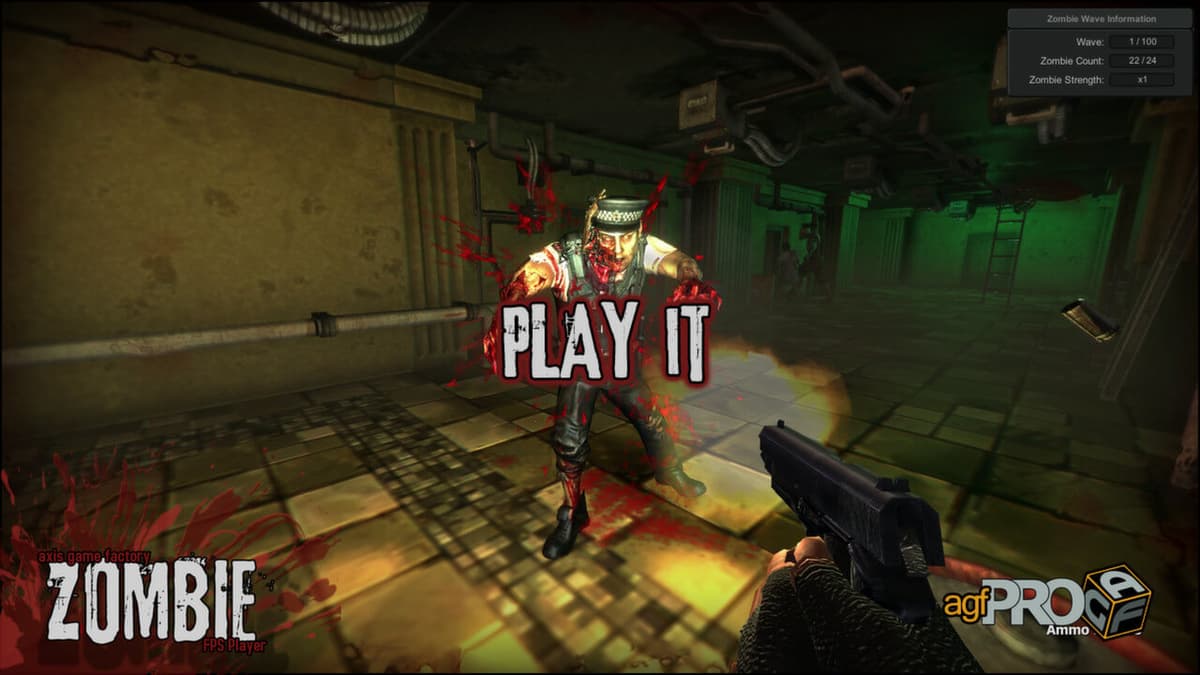 Picture of Axis Game Factory's AGFPRO Zombie FPS Player DLC