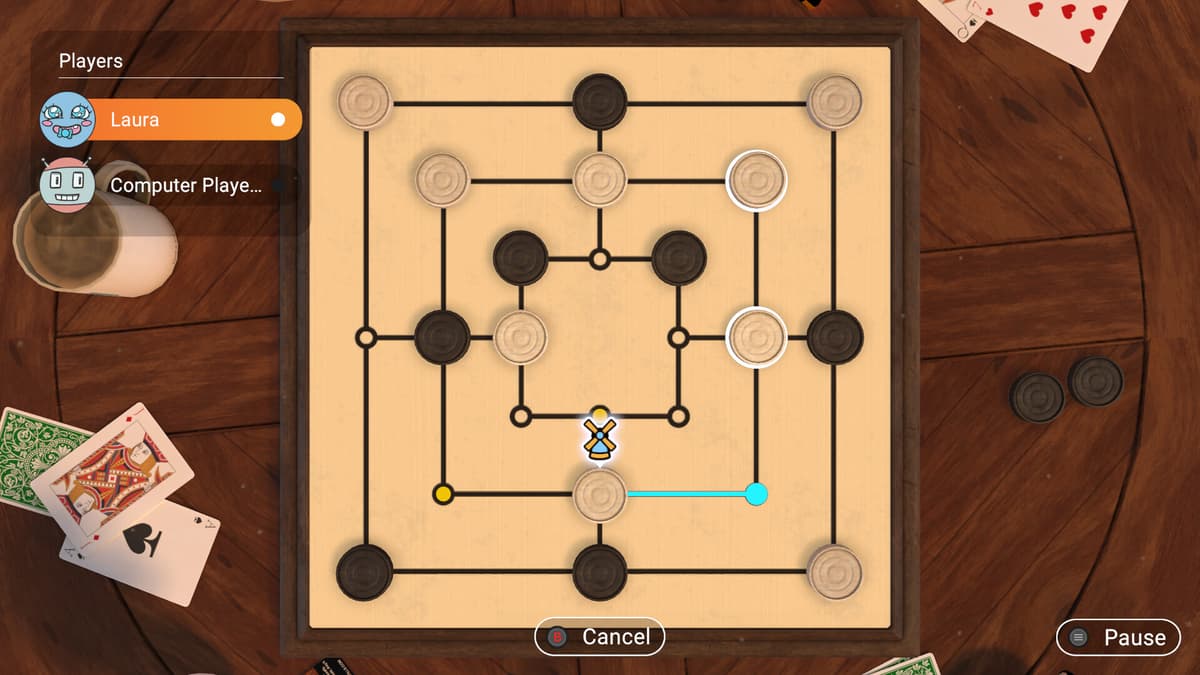 Picture of Backgammon + Checkers + Mills