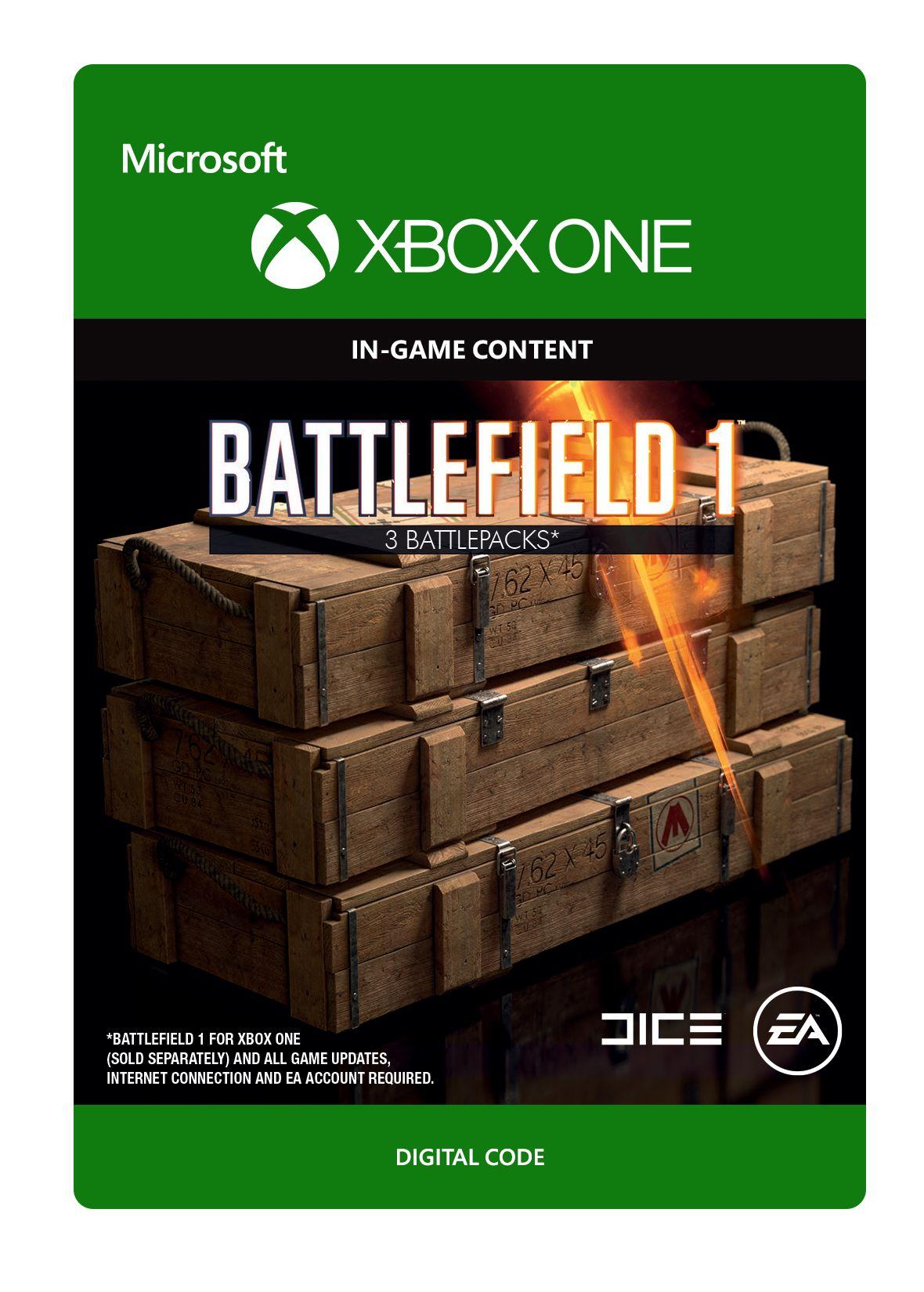 Battlefield 1: Battlepack X 3 - Xbox One