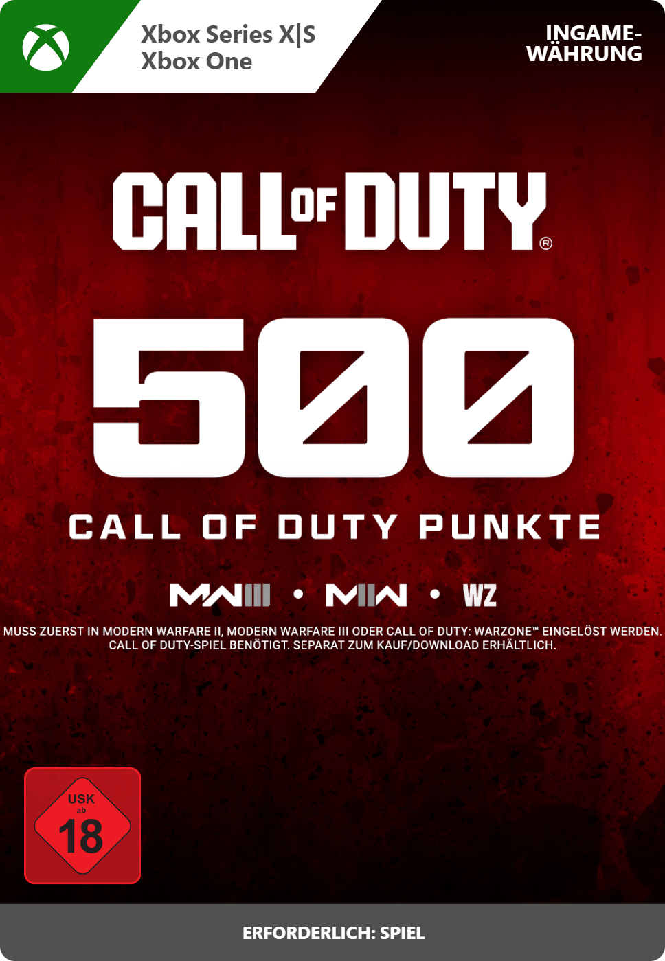 Call of Duty Points - 500 - Xbox Series X|S/Xbox One