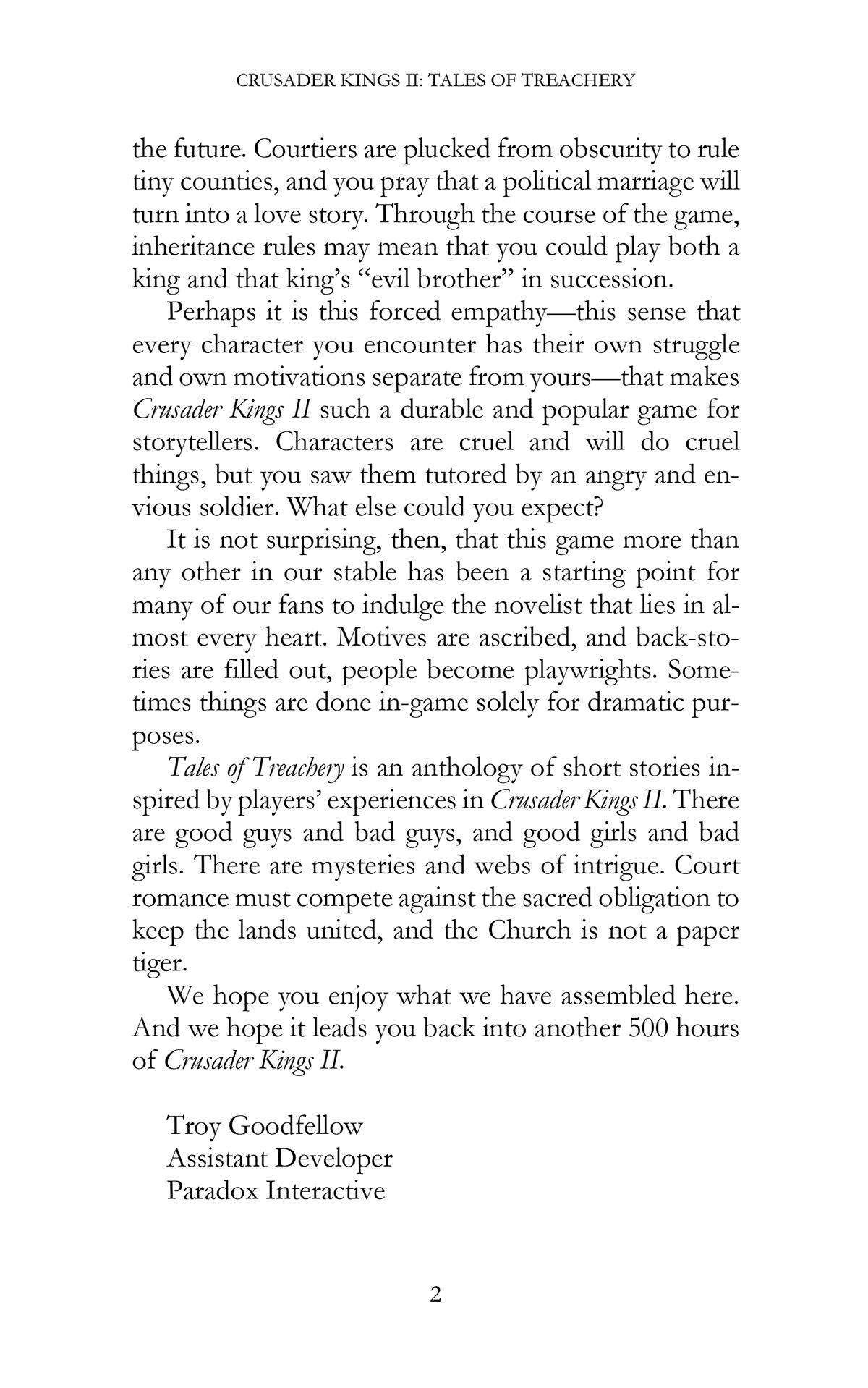 Picture of Crusader Kings II: Ebook: Tales of Treachery 