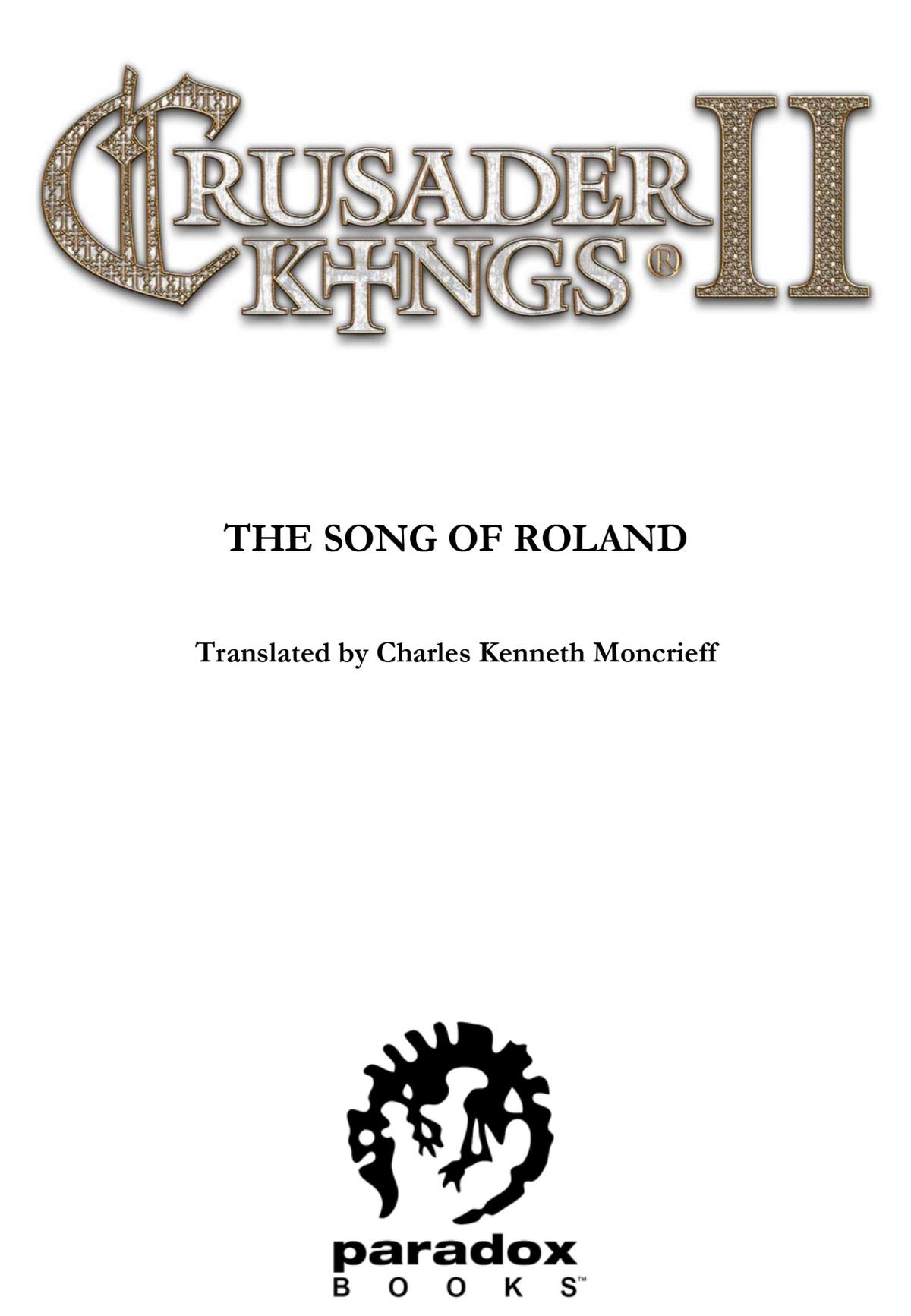 Picture of Crusader Kings II: The Song of Roland Ebook