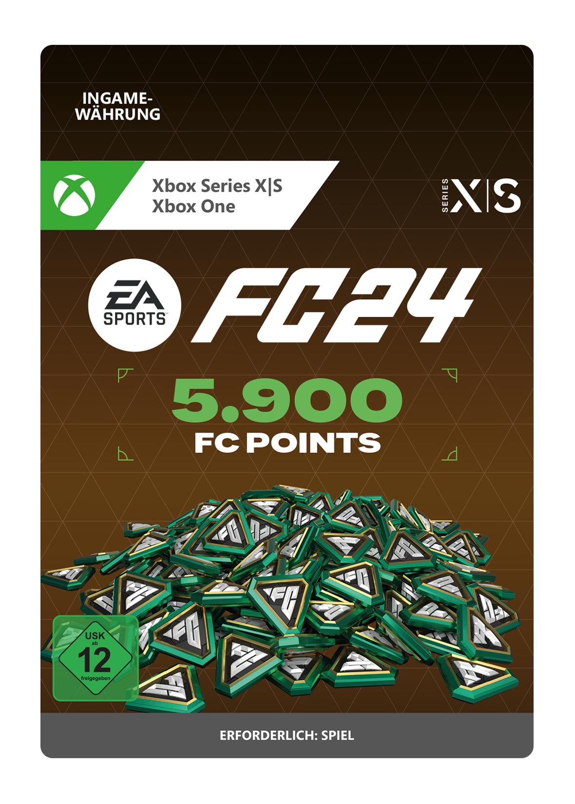 EA SPORTS FC 24 - 5900 FC Points - Xbox Series X/Xbox One