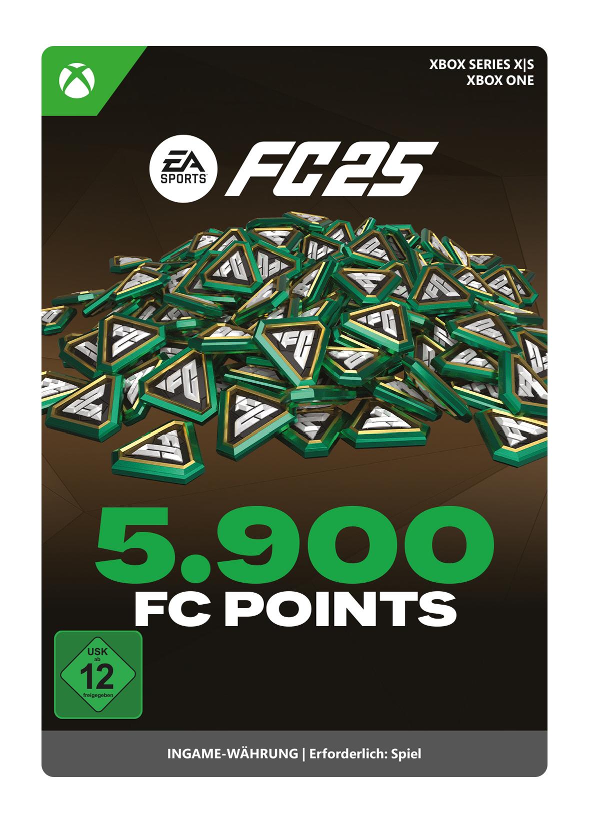 EA Sports FC 25 - FC Points 5900 - Xbox Series X|S/Xbox One