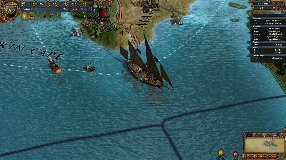 Picture of Europa Universalis IV: Indian Ships Unit Pack