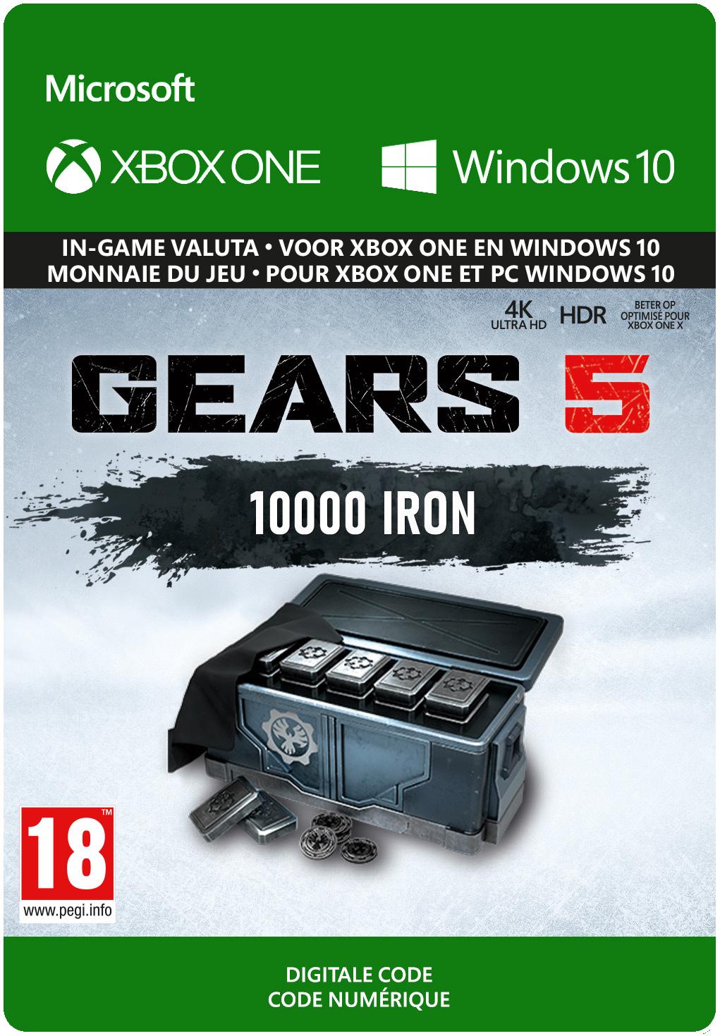 Gears of War 5: 10,000 Iron + 2,500 Bonus Iron - Xbox One and Win 10