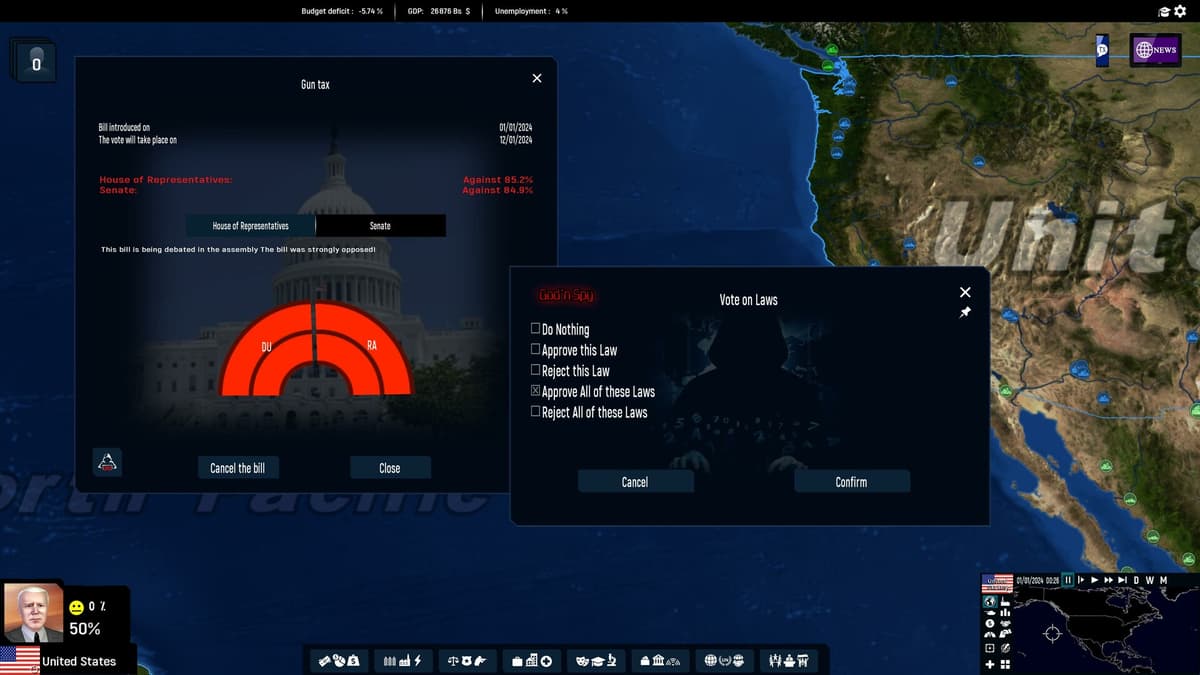 Picture of God'n Spy Add-on - Geo-Political Simulator 5