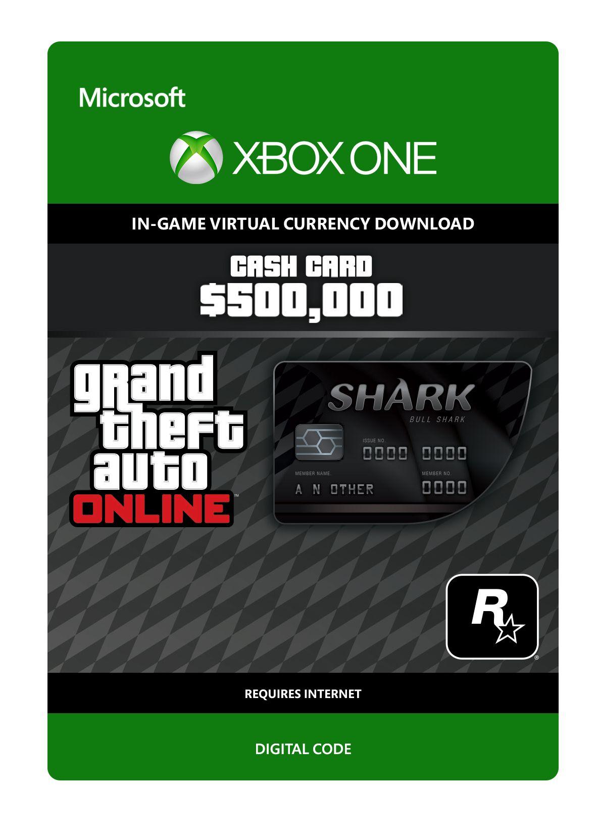 GTA V: Bull Shark Cash Card - Xbox One 