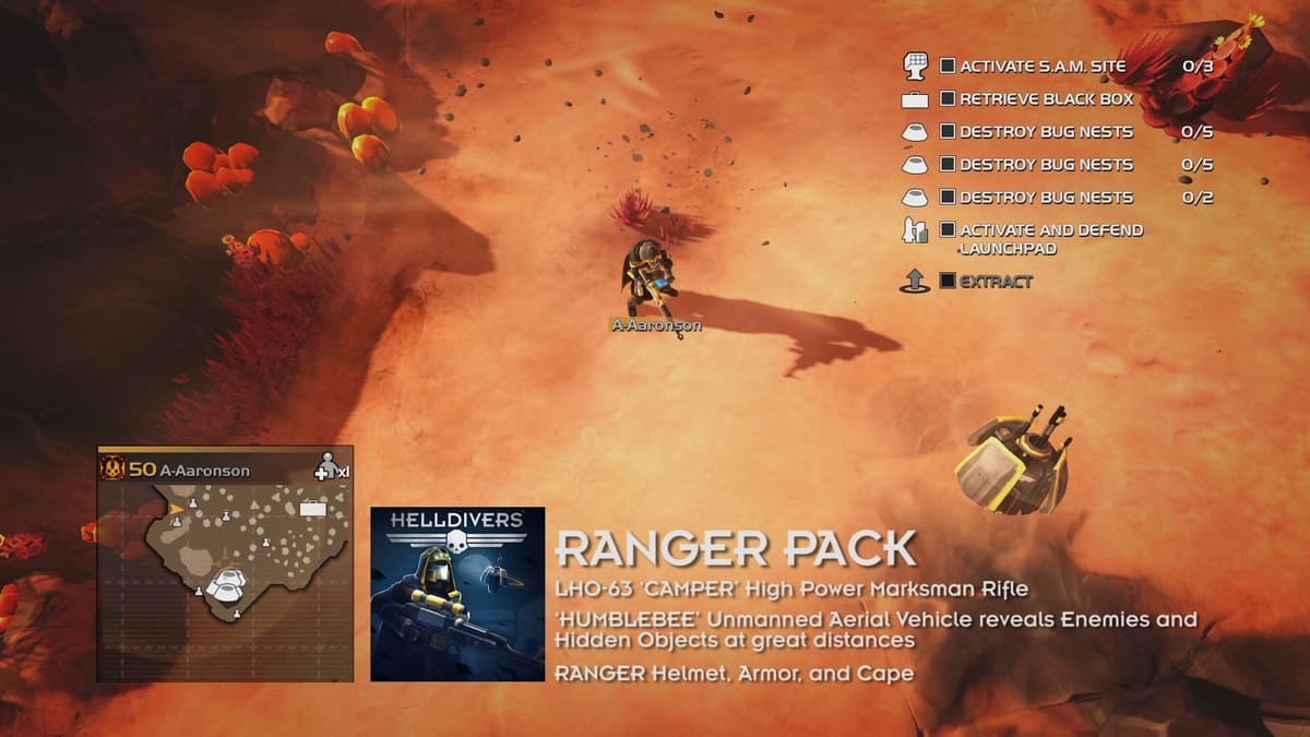 Picture of HELLDIVERS™ Ranger Pack