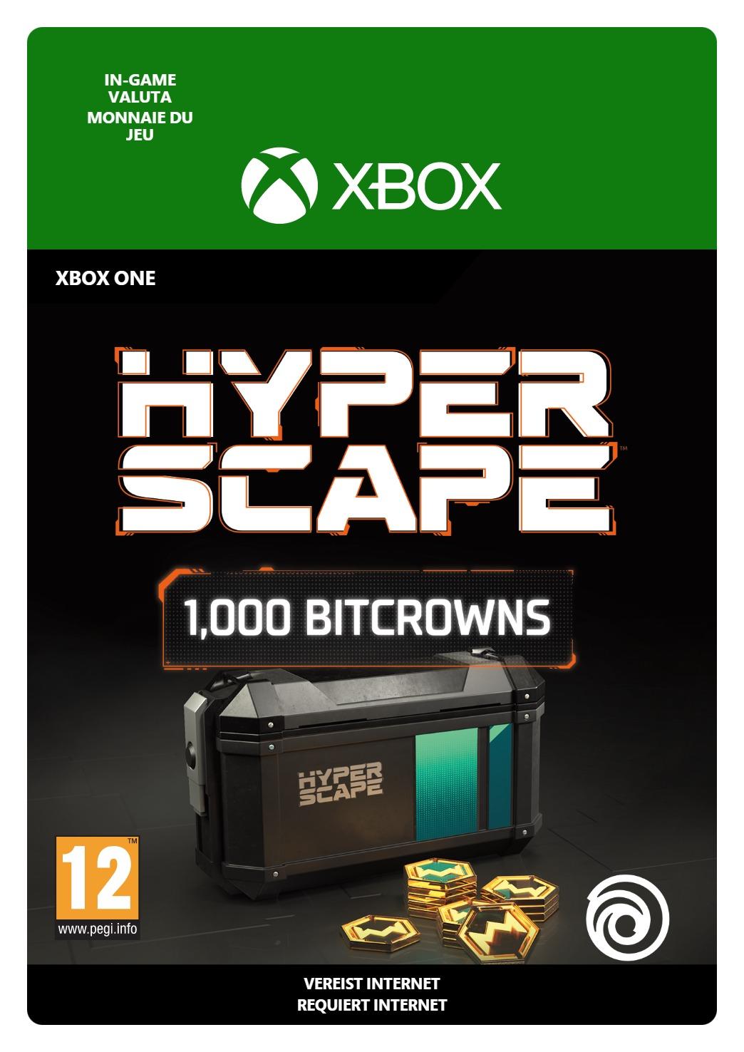 Hyper Scape Virtual Currency: 1000 Bitcrowns Pack - Xbox One