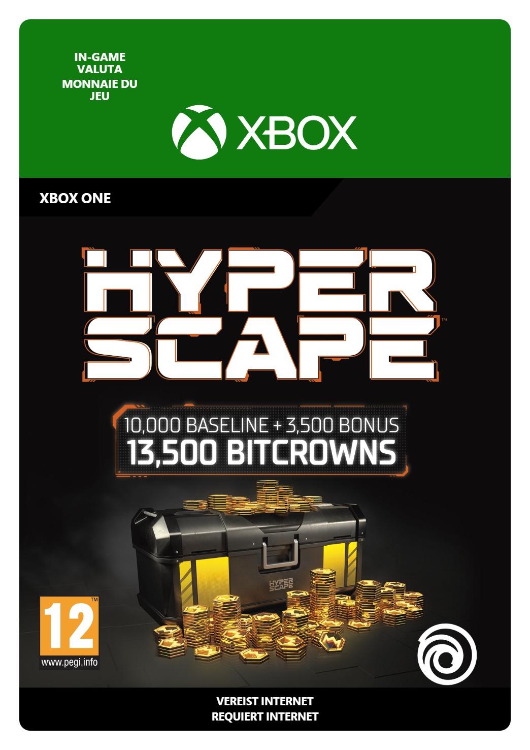 Hyper Scape Virtual Currency: 13500 Bitcrowns Pack - Xbox One