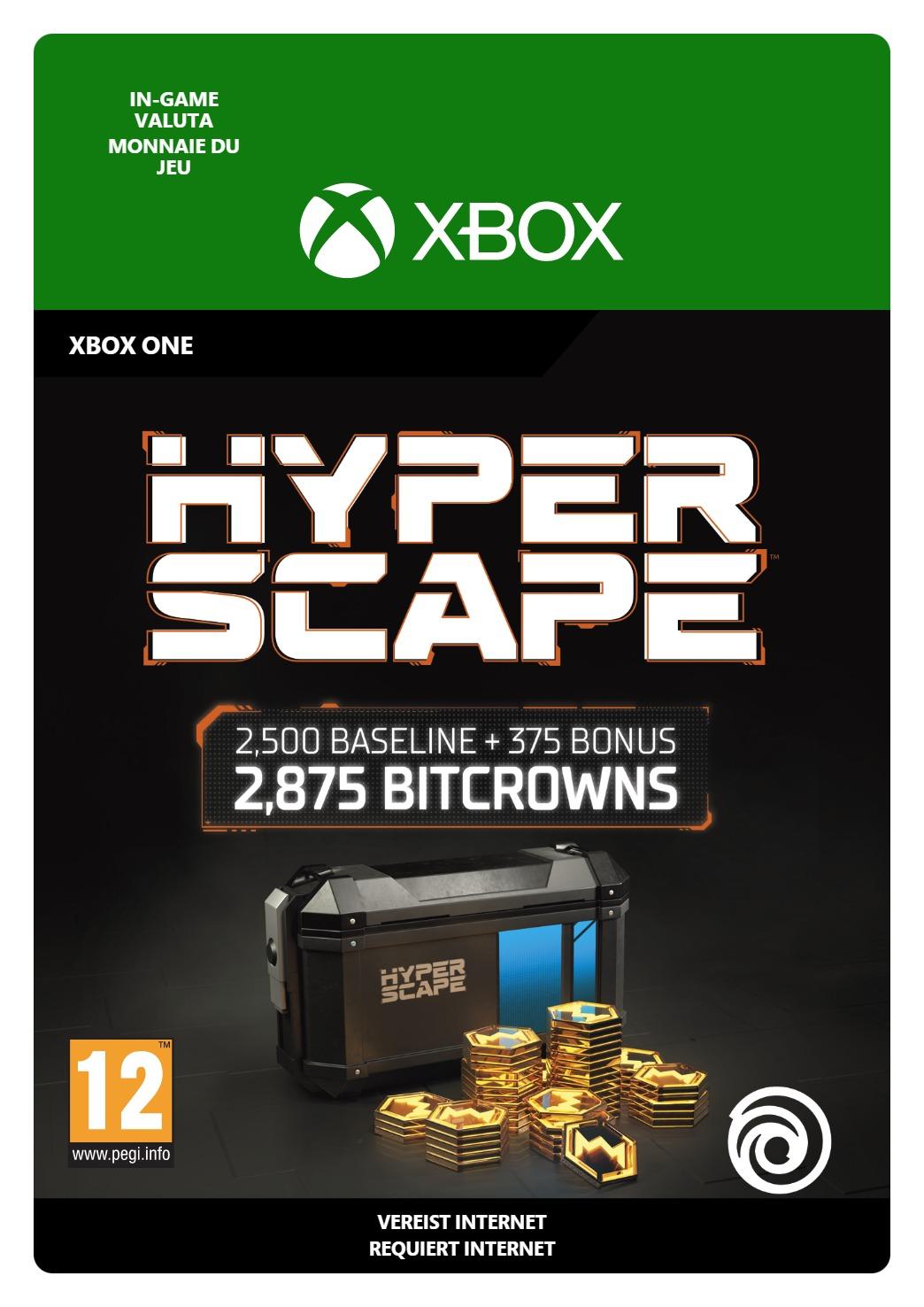Hyper Scape Virtual Currency: 2875 Bitcrowns Pack - Xbox One