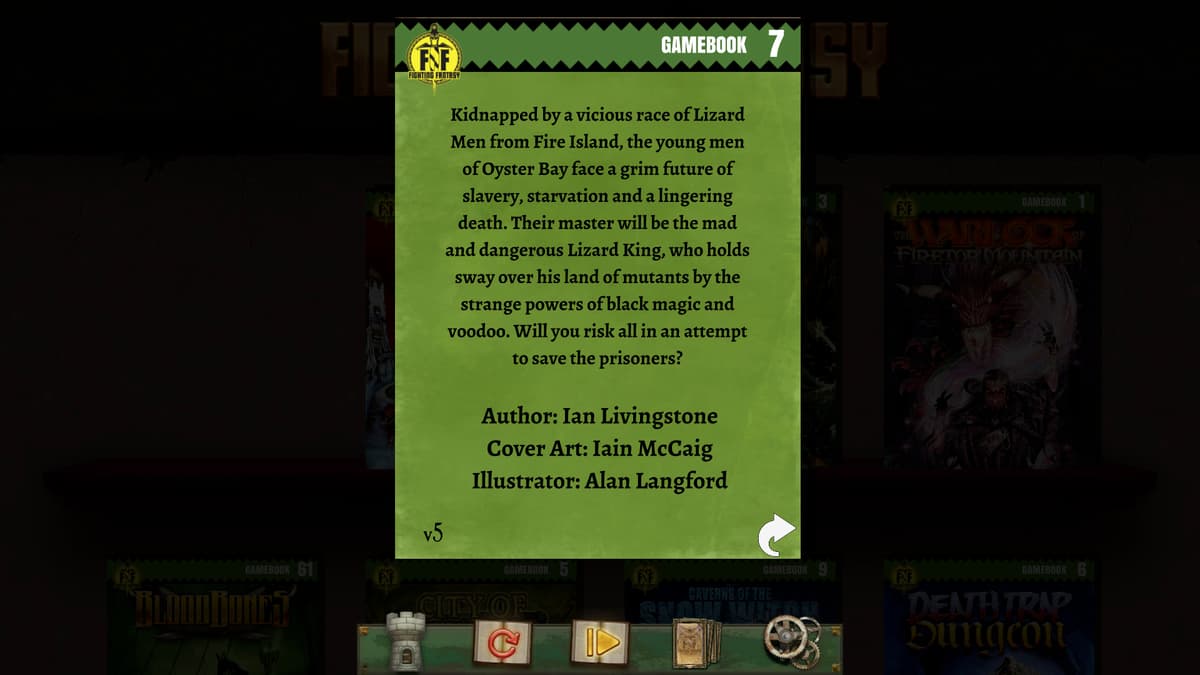 Picture of Island of the Lizard King (Fighting Fantasy Classics)