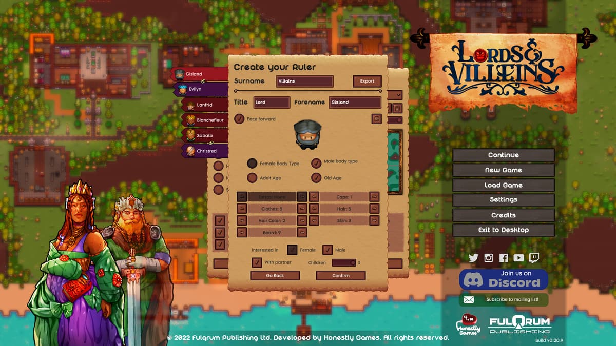 Picture of Lords and Villeins: The Great Houses Edition