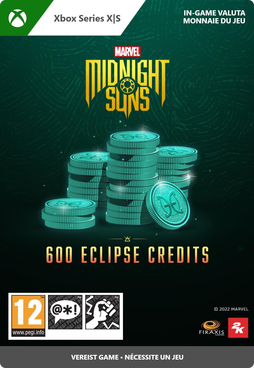 Marvel's Midnight Suns: 600 Eclipse Credits - Xbox Series X|S - Currency