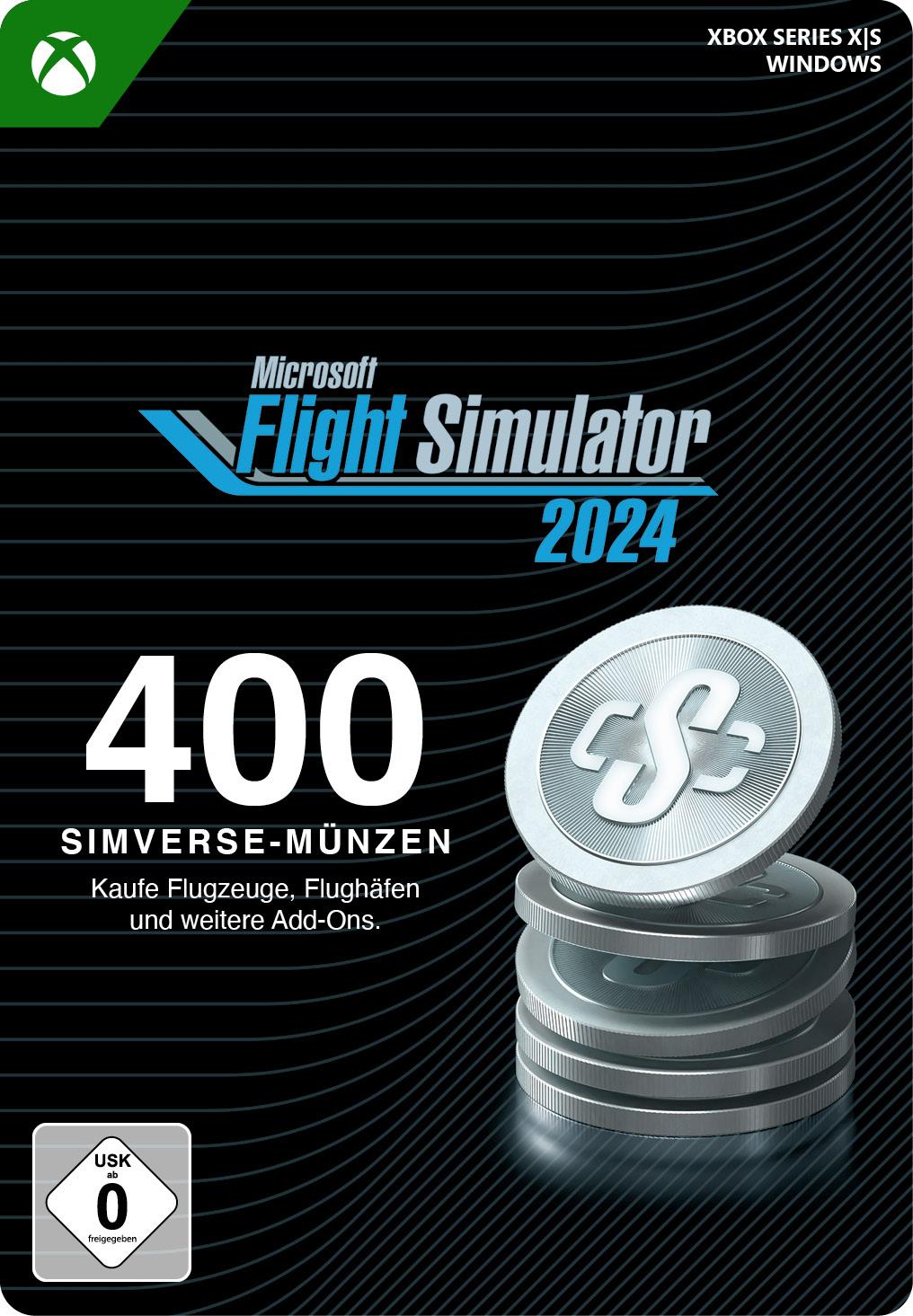 Microsoft Flight Simulator 2024 - 400 Simverse Coins - Xbox Series X|S/Win10