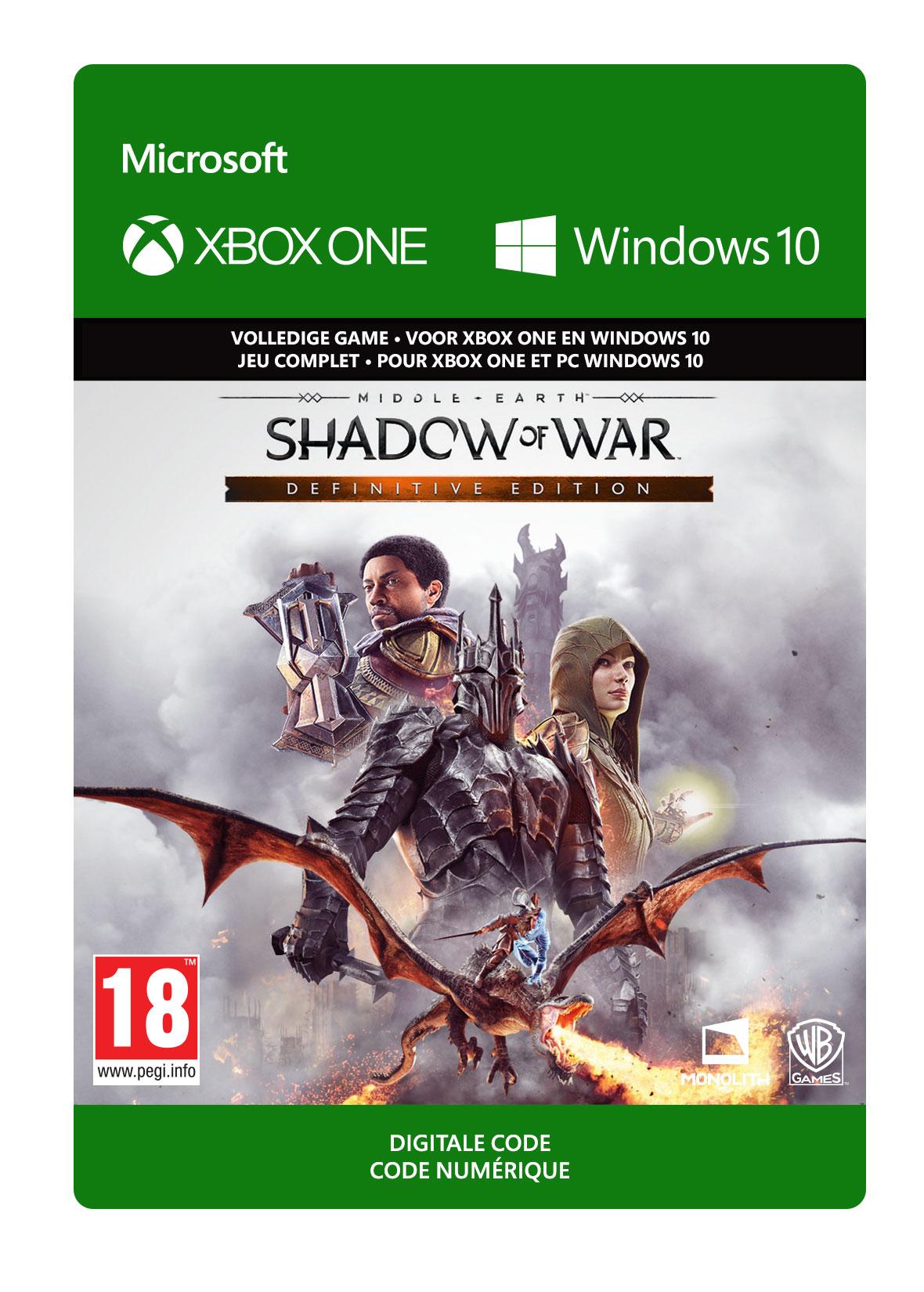 Middle-earth: Shadow of War Definitive Edition - Xbox One/Win 10