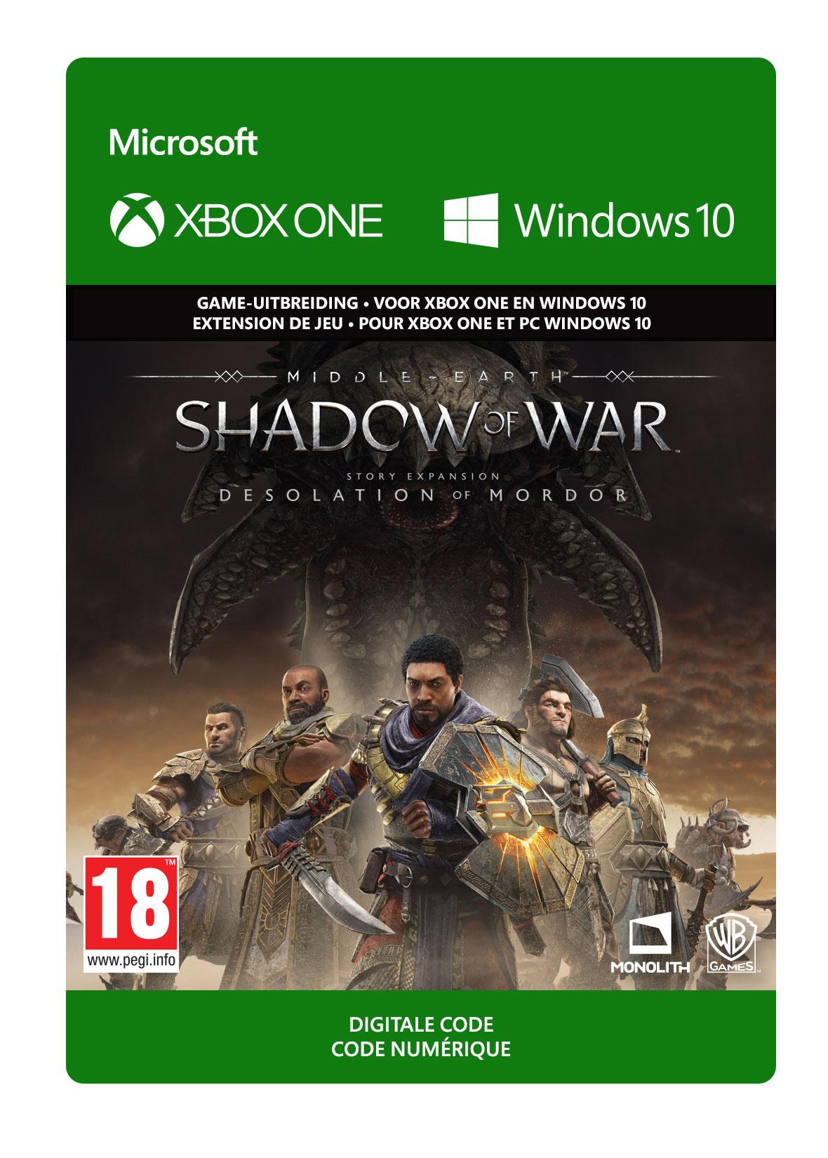 Middle-earth: Shadow of War - Desolation of Mordor - Xbox One/Win 10