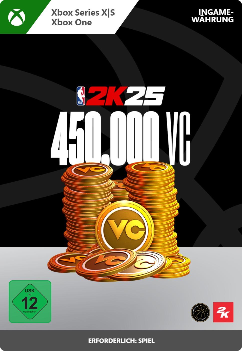 NBA 2K25: 450,000 Virtual Currency Pack - Xbox Series X|S/Xbox One