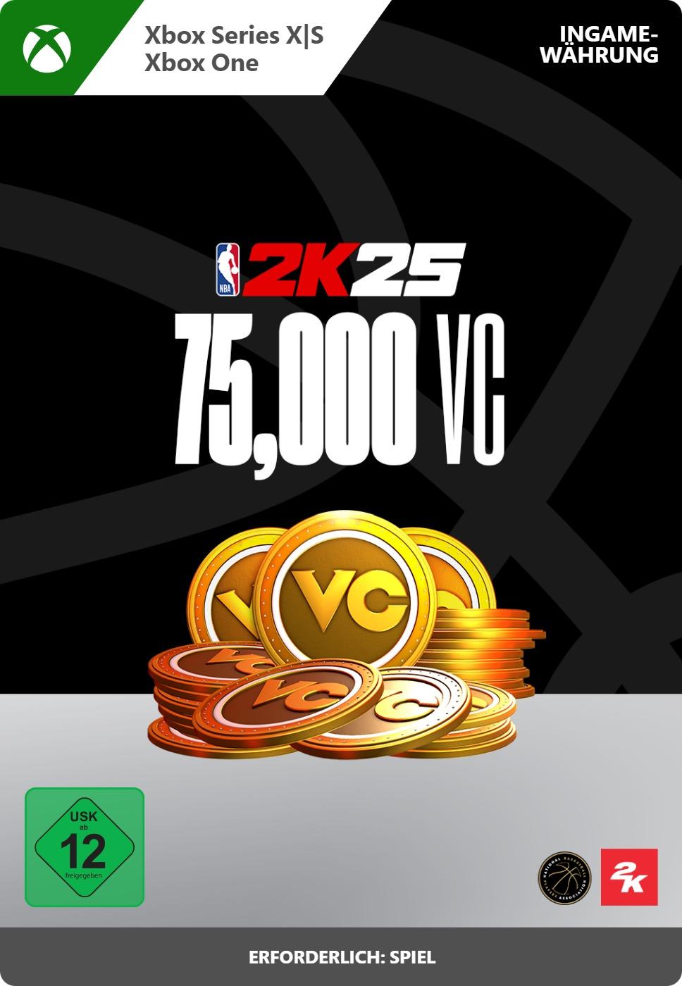 NBA 2K25: 75,000 Virtual Currency Pack - Xbox Series X|S/Xbox One