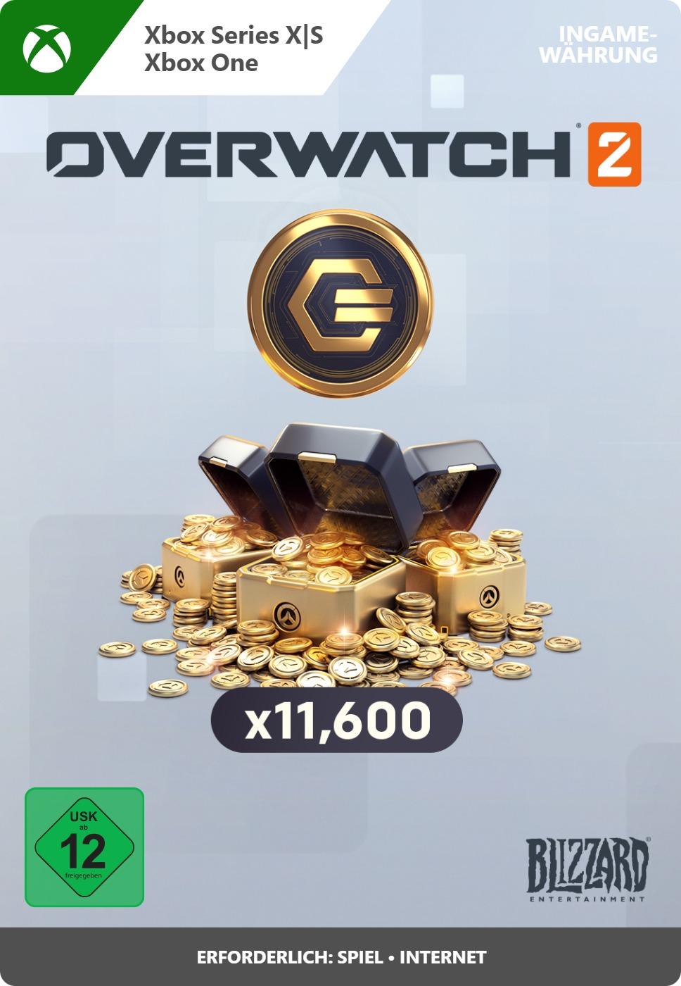Overwatch 2 - 10000 (+1600 Bonus) Overwatch Coins - Xbox Series X|S/Xbox One