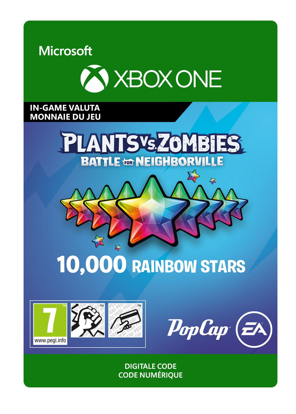 Plants vs. Zombies: Battle for Neighborville – 7500 (+2500 Bonus) Rainbow Stars - Xbox One