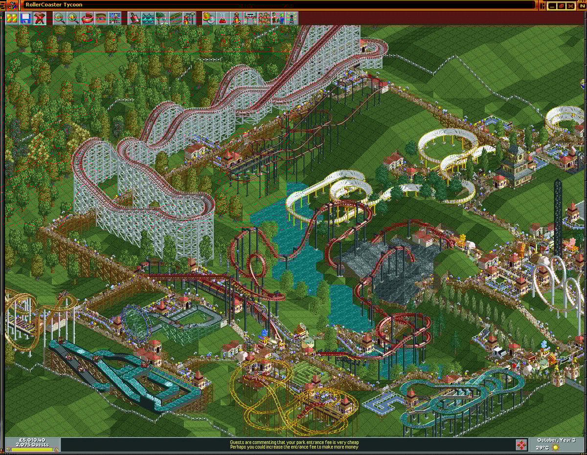 Picture of RollerCoaster Tycoon Deluxe