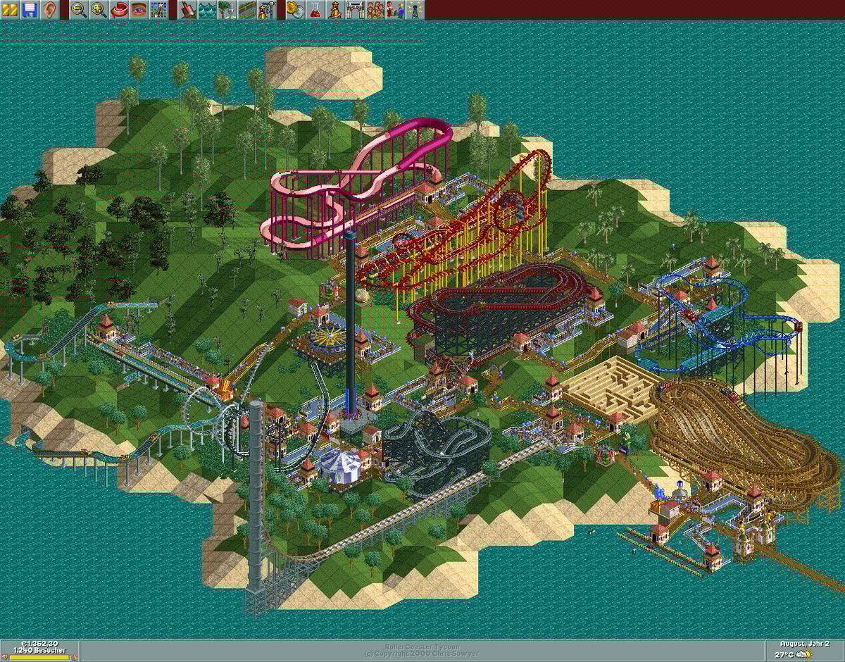 Picture of RollerCoaster Tycoon Deluxe