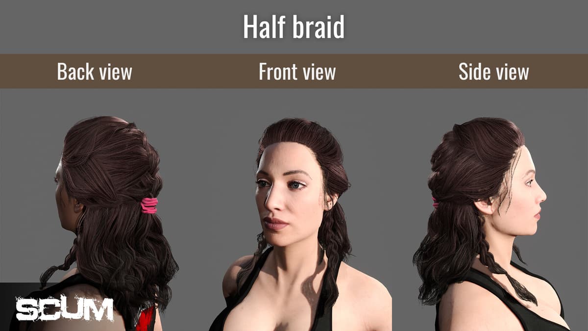 Picture of SCUM Female Hair Pack