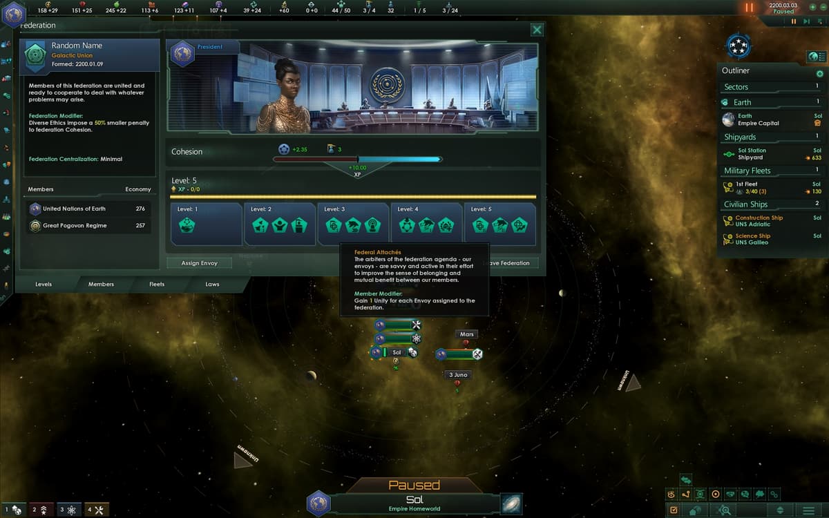 Picture of Stellaris: Federations