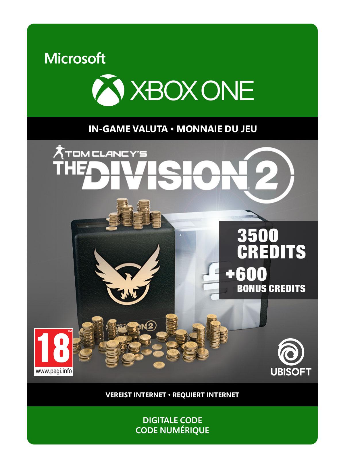 Tom Clancy's The Division 2: 4100 Premium Credits Pack - Xbox One