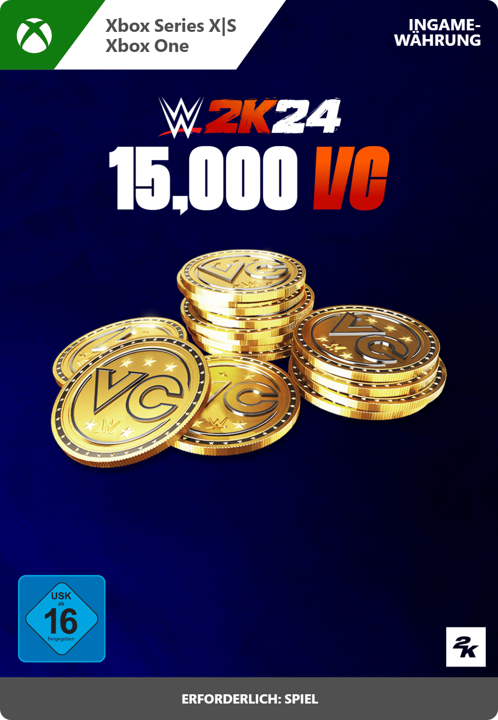 WWE 2K24: 15,000 Virtual Currency Pack - Xbox Series X|S/Xbox One