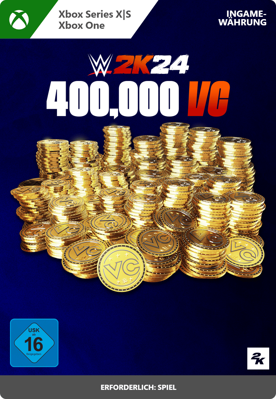 WWE 2K24: 400,000 Virtual Currency Pack - Xbox Series X|S/Xbox One