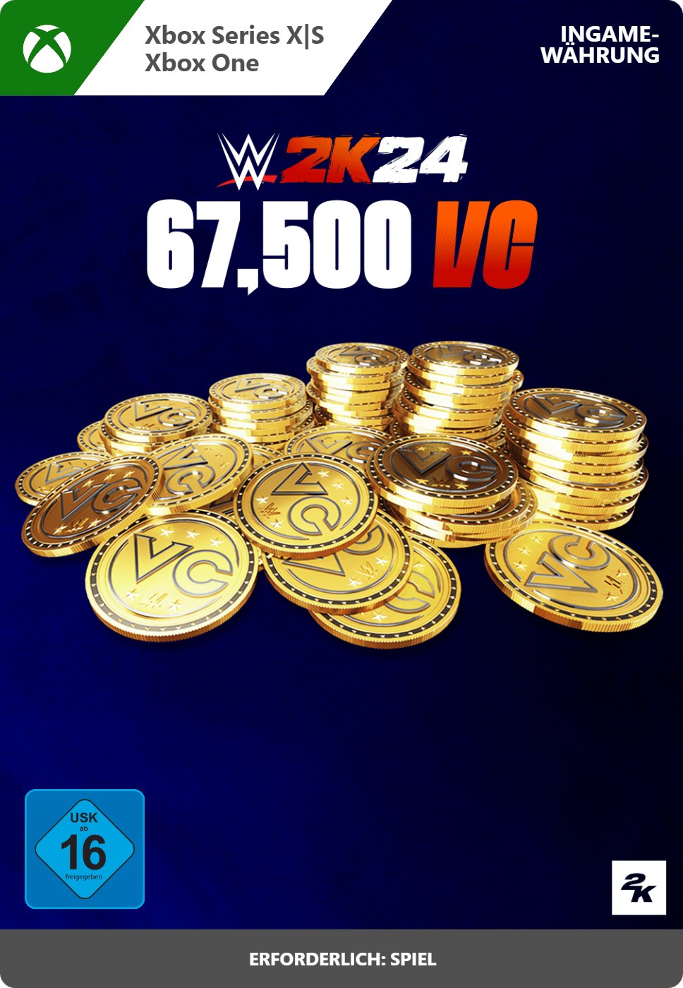WWE 2K24: 67,500 Virtual Currency Pack - Xbox Series X|S/Xbox One