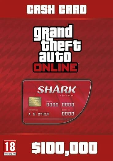 Grand Theft Auto Online : Red Shark Cash Card