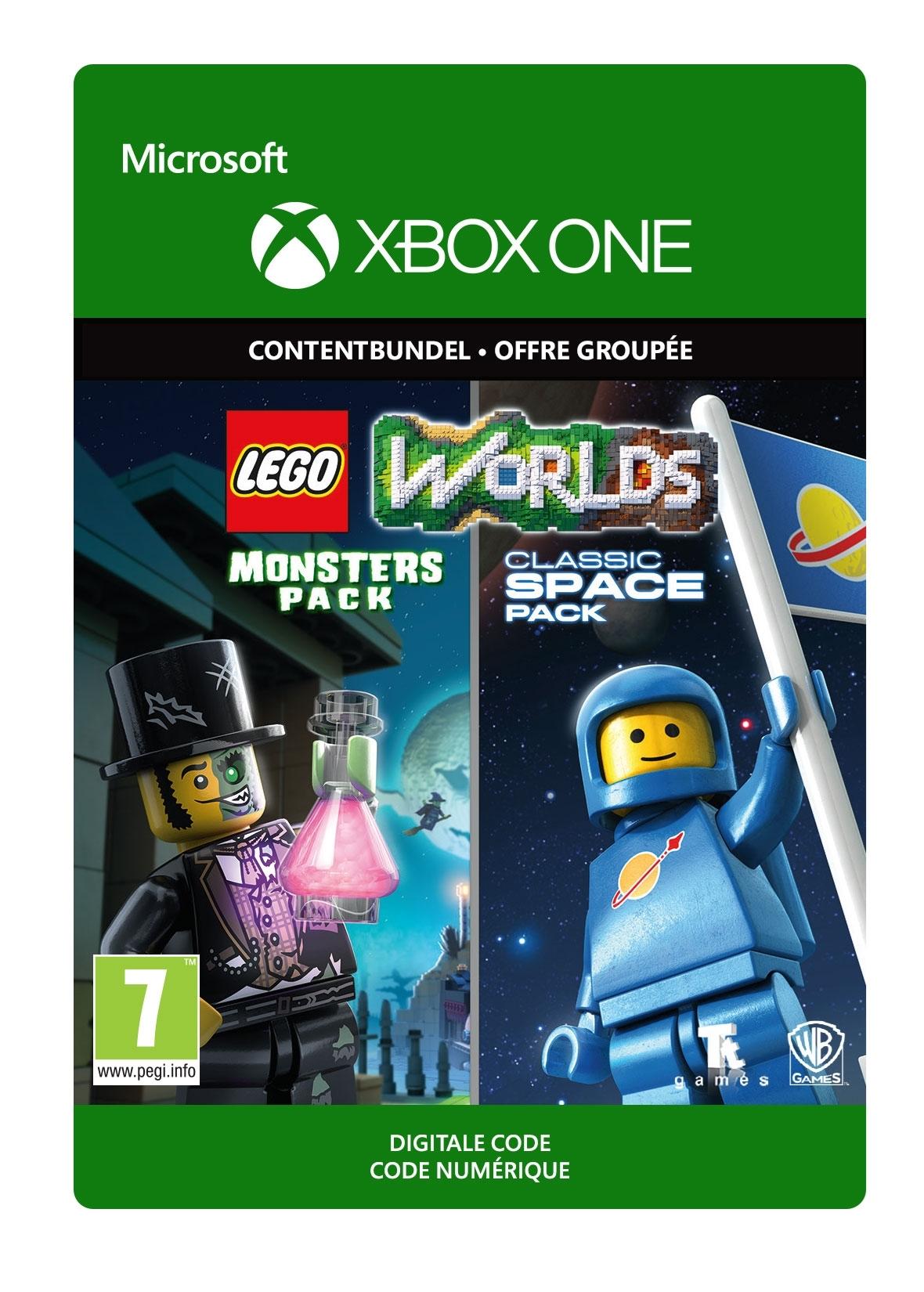 LEGO Worlds Classic Space Pack and Monsters Pack Bundle - Xbox One