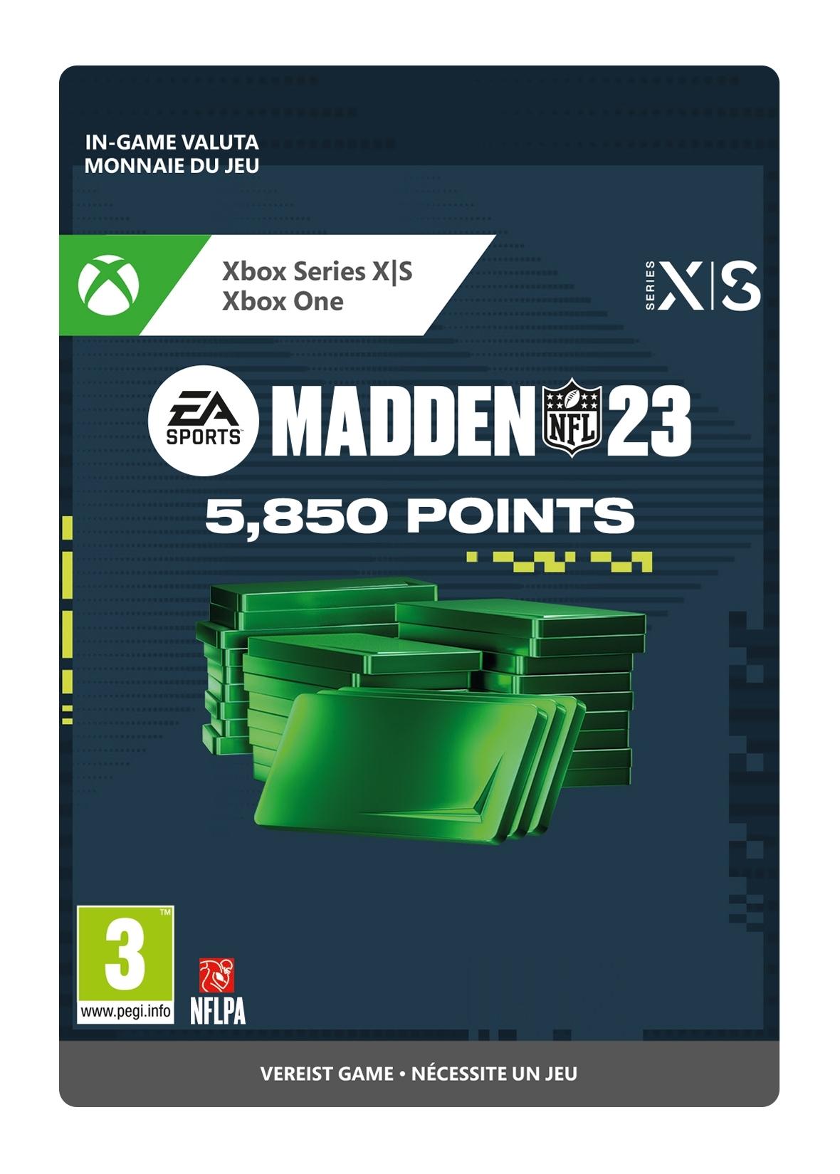 MADDEN NFL 23: 5850 Madden Points - Xbox Series X/Xbox One - Currency - Niet beschikbaar in Belg | 7F6-00457 (efc4185d-ae25-754e-82d6-a7fc73d77c3a)