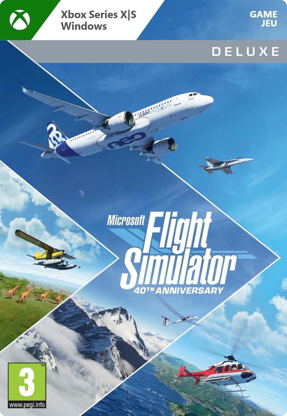Microsoft Flight Simulator 40th Anniversary Deluxe Edition - Xbox Series X/S/Win10