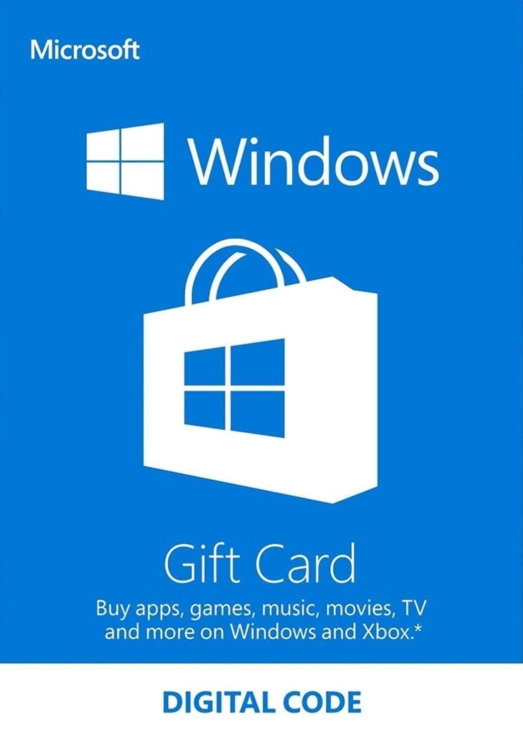 Immagine di Microsoft Windows Gift Card 10 EUR