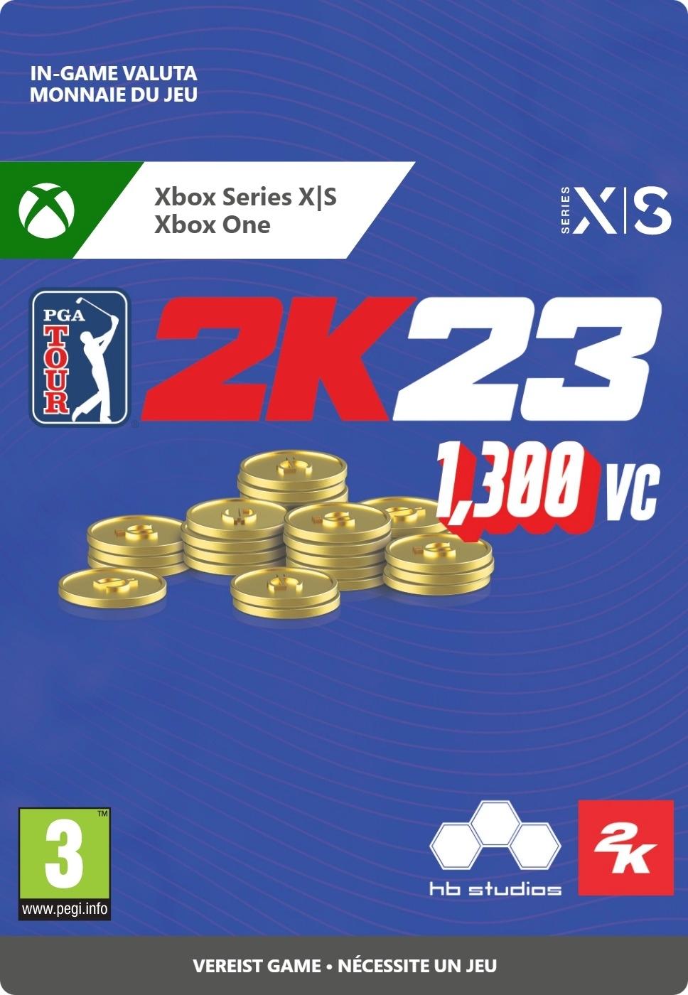 PGA Tour 2K23 - 1,300 VC Pack - Xbox Series X/Xbox One - Currency | 7F6-00500 (ff016a33-ba51-c04a-bca0-79de73adedbe)