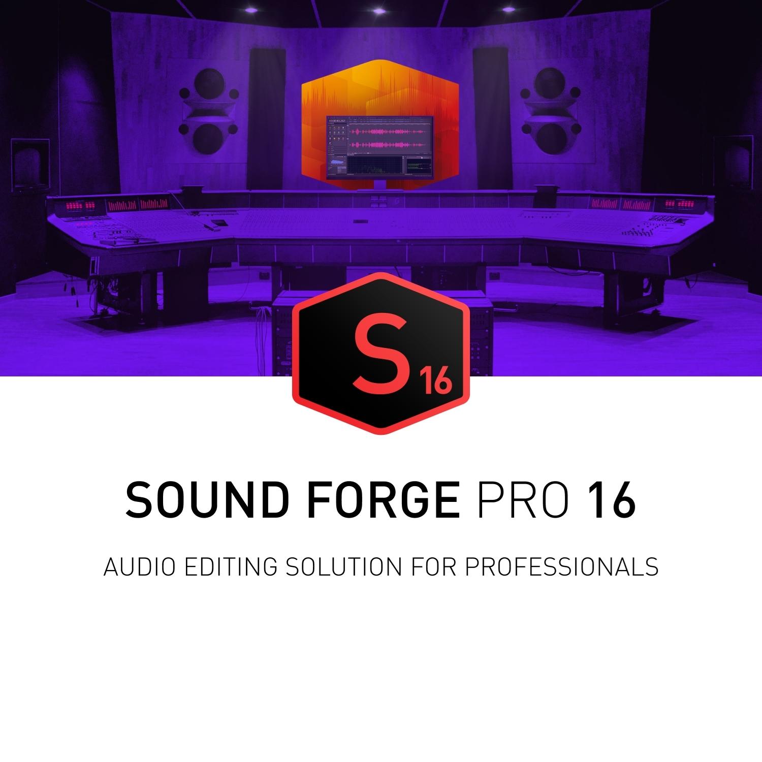 SOUND FORGE Pro 16