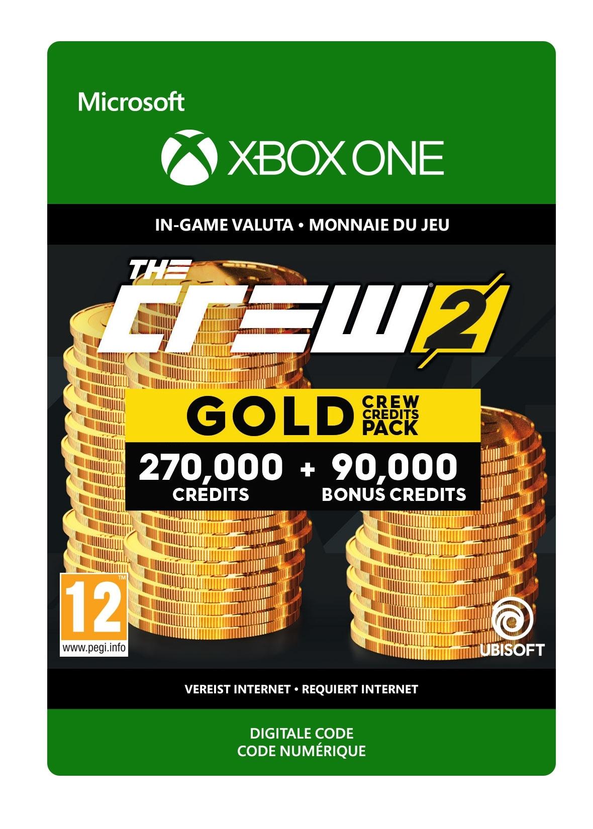 The Crew 2 Gold Crew Credits Pack - Xbox One - Consumable | 7F6-00183 (eacd5e90-28d8-b648-8c9a-b7e6c33e154c)