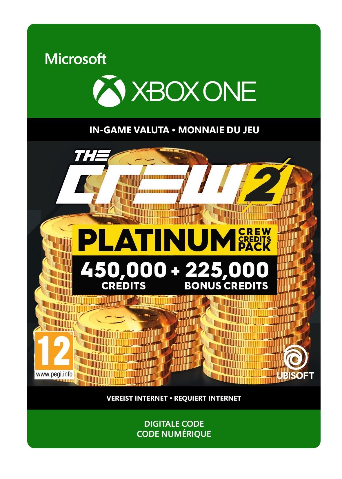 The Crew 2 Platinum Crew Credits Pack - Xbox One - Consumable | 7F6-00184 (c5c4c4dd-3097-8441-8fea-2bcc7ad57b69)