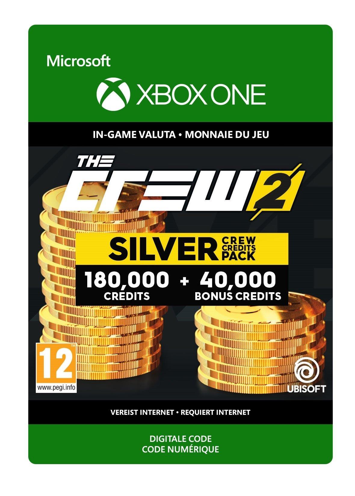 The Crew 2 Silver Crew Credit Pack - Xbox One - Consumable | 7F6-00182 (e9f97613-6fa7-9149-aad9-1288397d43ae)