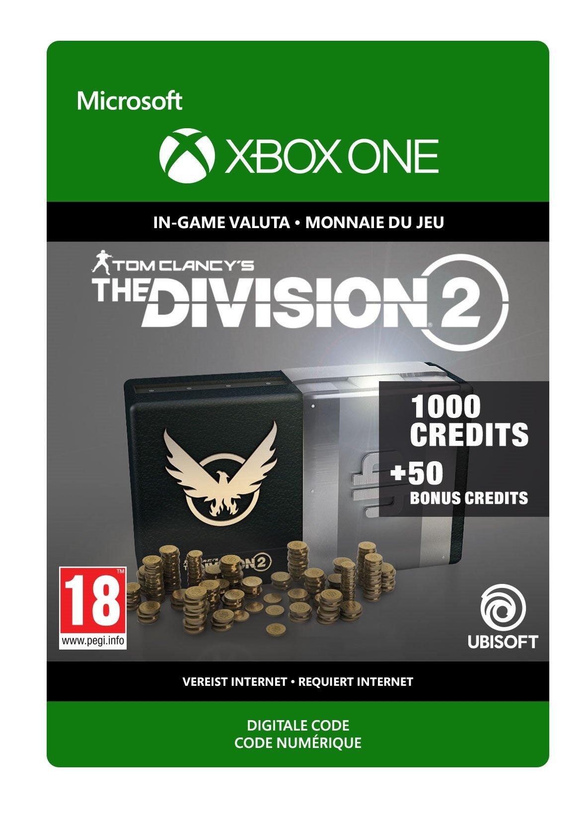 Tom Clancy's The Division 2: 1050 Premium Credits Pack - Xbox One - Add-on | 7D4-00350 (8de7fd73-5a90-b741-b29d-5b66faeab058)