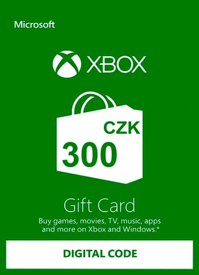 Xbox Gift Card 300 CZK - Czech